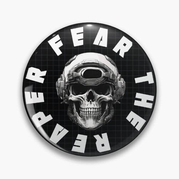 Item preview, Military fighter jet pilot skull designed and sold by AEROSPACE-IND.