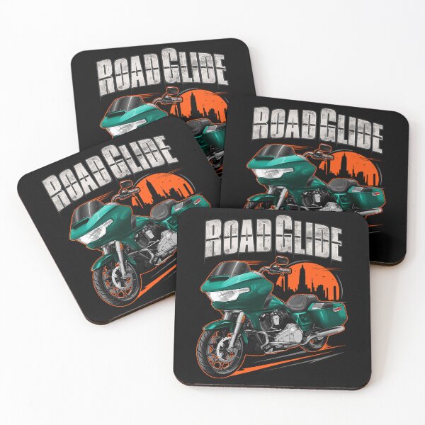Item preview, Motorcycle Road Glide 2024 (Chrome Alpine Green) for Motorcycle Riders designed and sold by MotoApparelHub.