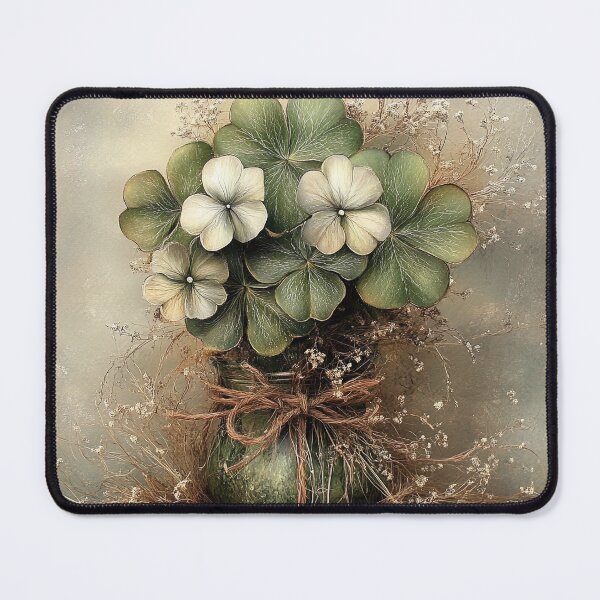 Item preview, Whispers of Spring: The Clover Bouquet in Rustic Charm designed and sold by bloorose.