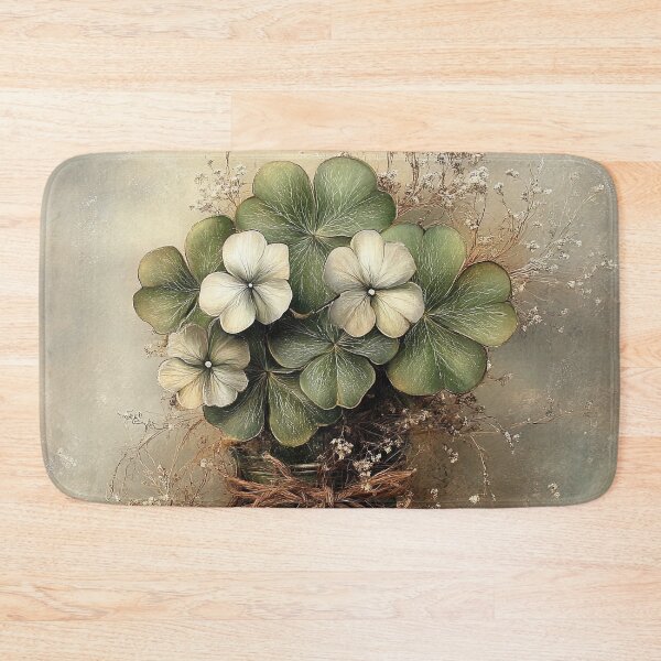 Item preview, Whispers of Spring: The Clover Bouquet in Rustic Charm designed and sold by bloorose.
