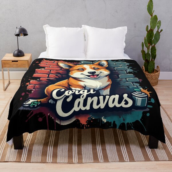 Item preview, Corgi Canvas designed and sold by zoughlal.