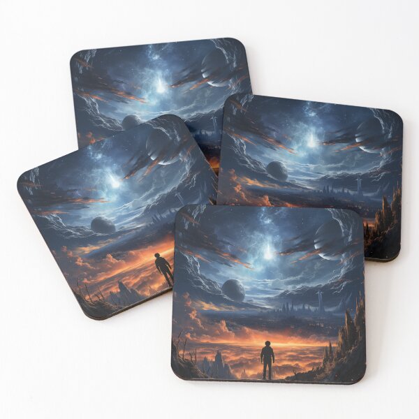 Item preview, The Cosmic Wanderer designed and sold by MysticCanvasAi.
