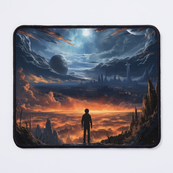 Item preview, The Cosmic Wanderer designed and sold by MysticCanvasAi.