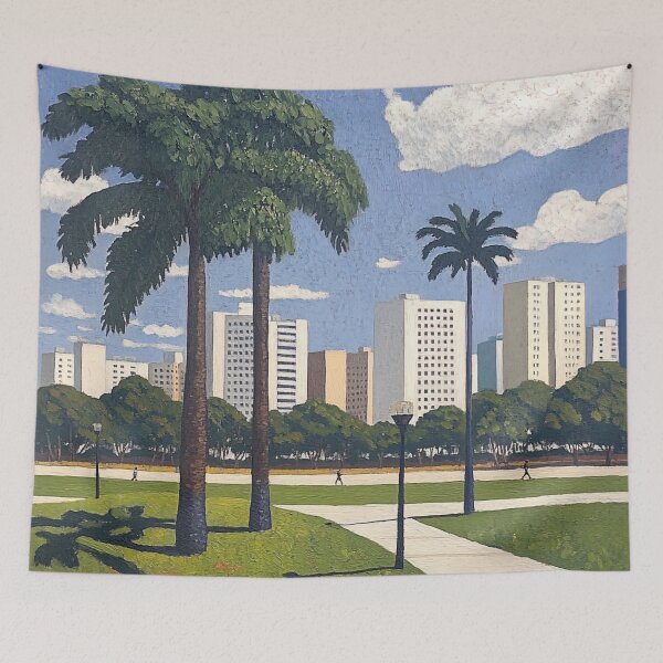 Item preview, Brasilia | Post-impressionist painting style designed and sold by ComicsFactory.