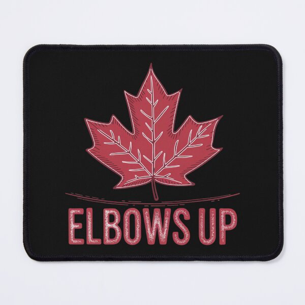 Item preview, Elbows Up Canadian Maple Leaf designed and sold by Adrian Kane.