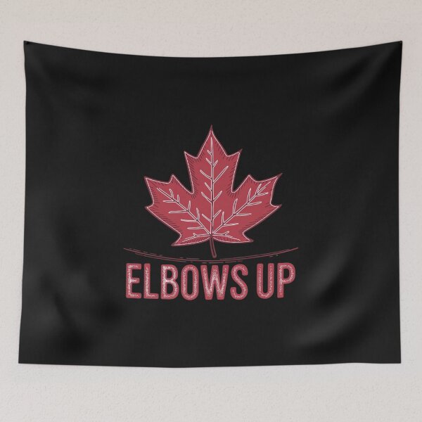 Item preview, Elbows Up Canadian Maple Leaf designed and sold by Adrian Kane.