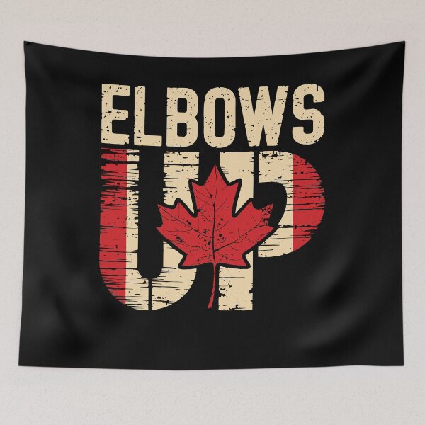 Item preview, Elbows Up Canada , Canadian Pride, True North Strong and Free designed and sold by SnarkoClothes.