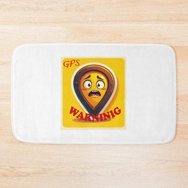 Item preview, GPS warning Sticker designed and sold by Ami Ne.