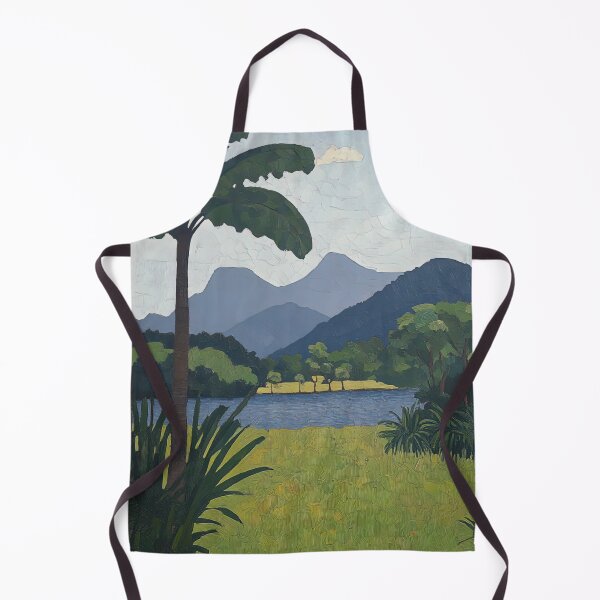 Item preview, Brazil landscape | Post-impressionist painting style designed and sold by ComicsFactory.