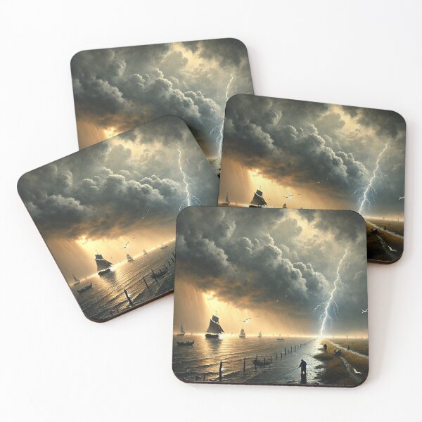 Item preview, Storm over Dark Sea designed and sold by Sigtrix.