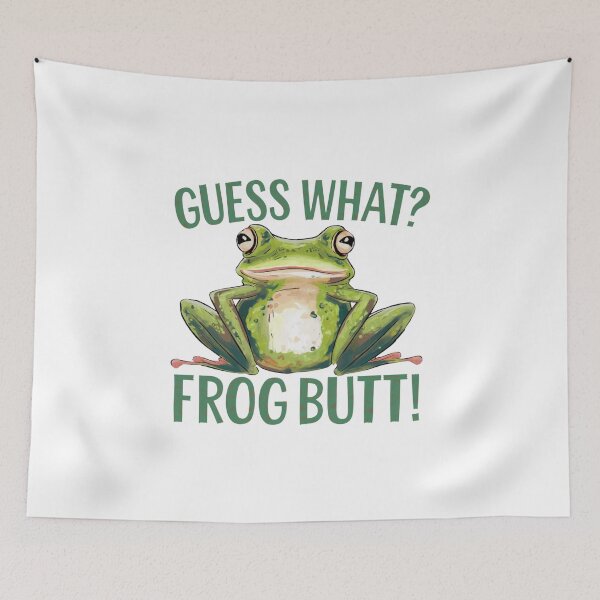 Item preview, Guess What? Frog Butt! Funny Frog designed and sold by Adrian Kane.