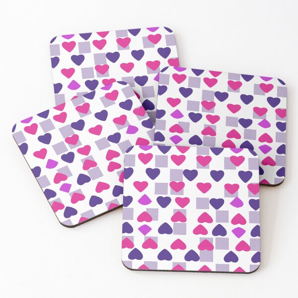 Item preview, Playful Heart Checkerboard Pattern designed and sold by Timegraf.
