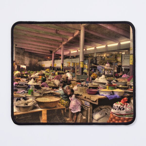 Item preview, The Indoor Market at Guinea Conakry designed and sold by Wayne King.