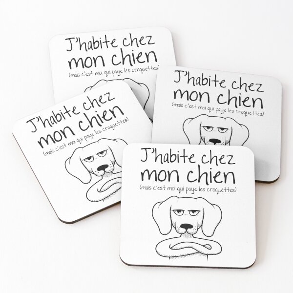 Item preview, J'habite chez mon chien designed and sold by theduc.