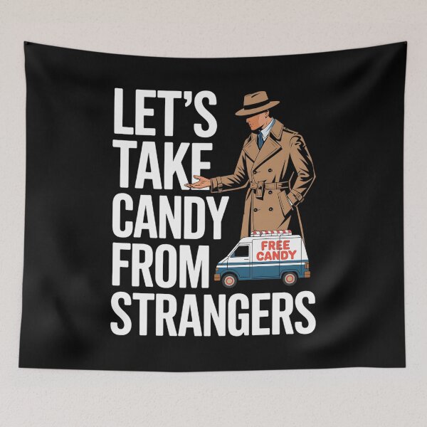 Item preview, Dark Humor Free Candy Van Joke designed and sold by TeeGrit.