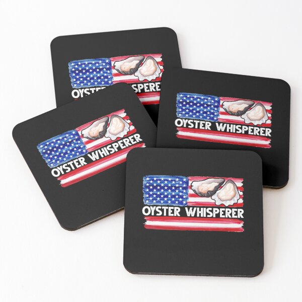 Item preview, Oyster Whisperer USA America Flag Vintage Shucker Shucking designed and sold by Dressed For  Duty.