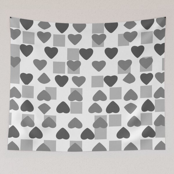 Item preview, Playful Heart Checkerboard Pattern designed and sold by Timegraf.