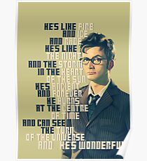 David Tennant - He's wonderful Poster