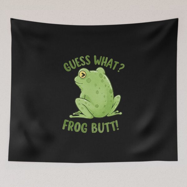 Item preview, Funny Frog Guess What Frog Butt designed and sold by Adrian Kane.