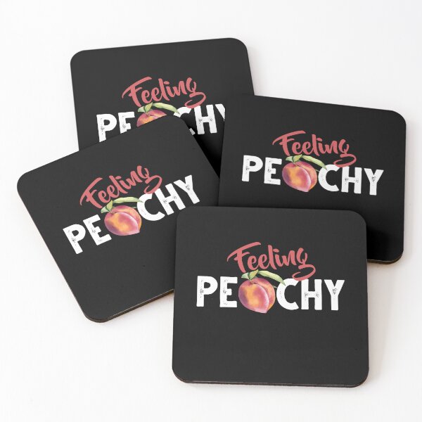 Item preview, Feeling Peachy Fruit Lover Spring Cool Saying designed and sold by Dressed For  Duty.