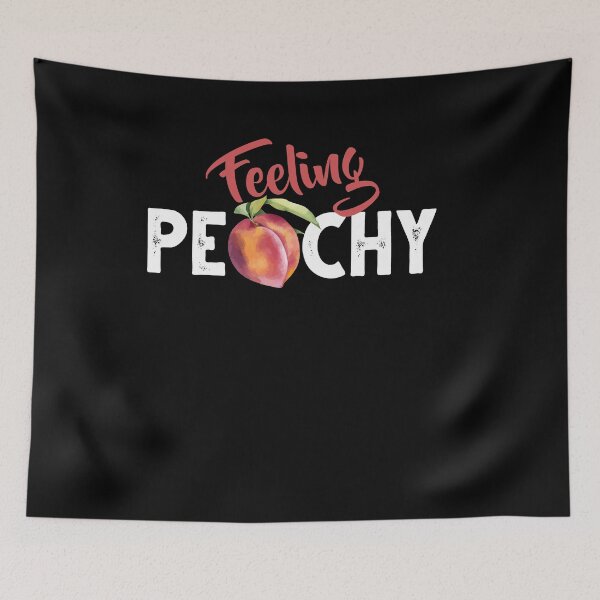 Item preview, Feeling Peachy Fruit Lover Spring Cool Saying designed and sold by Dressed For  Duty.