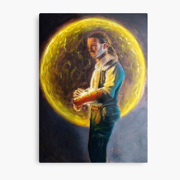 Aperçu de l'œuvre Lune jaune créée et vendue par VikRodrigues.