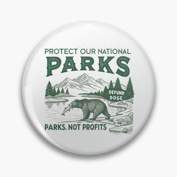 Item preview, Protect Our National Parks Defund Doge Parks Not Profits designed and sold by Blok45.