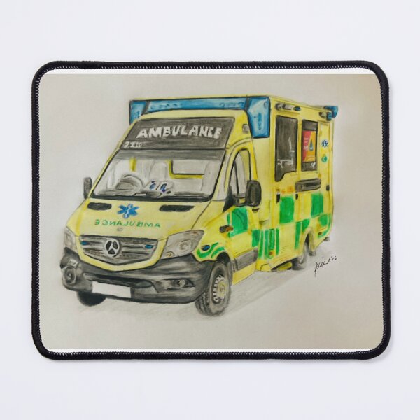 Item preview, Ambulance designed and sold by Truck drawing art.