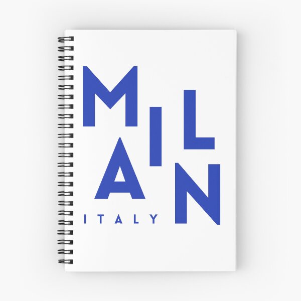 Item preview, Milan Italy Blue Letter Design Travel Gift designed and sold by JeSuisAgnes.