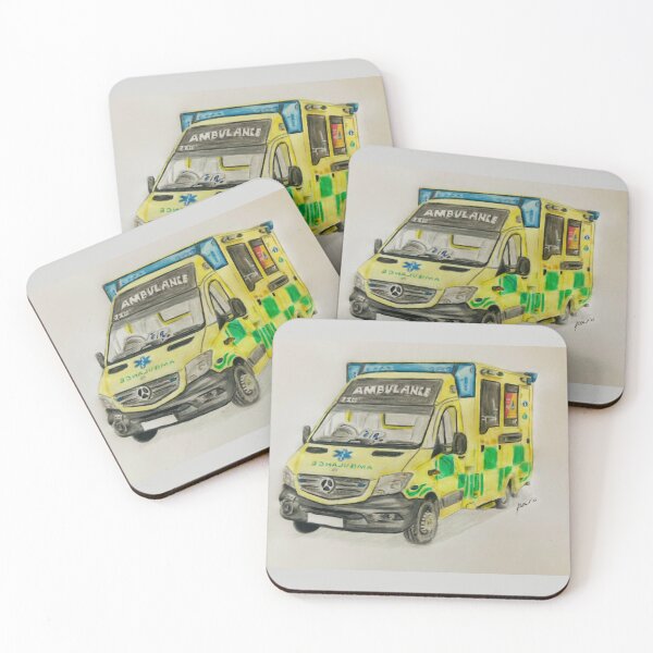Item preview, Ambulance prints designed and sold by Truck drawing art.