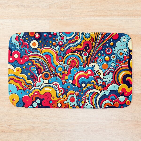 Item preview, Psychedelic abstract colorful graphic designed and sold by KaitoArtDesigns.