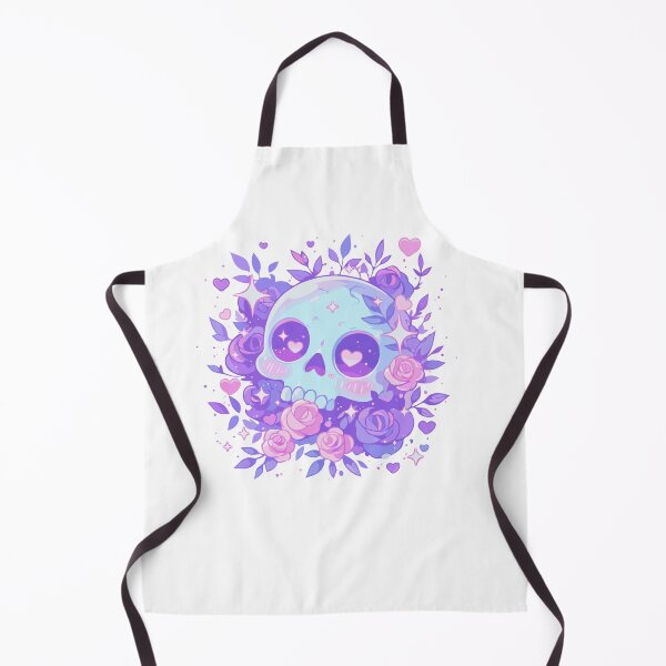 Item preview, floral pastel skull designed and sold by craftyaliens.