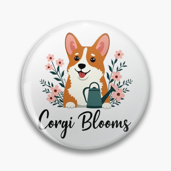 Item preview, Corgi Blooms designed and sold by zoughlal.