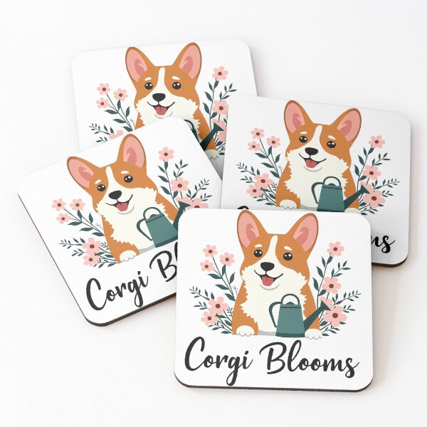 Item preview, Corgi Blooms designed and sold by zoughlal.