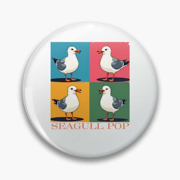 Item preview, Seagull Pop: Vibrant Birds with Attitude designed and sold by elynne9.