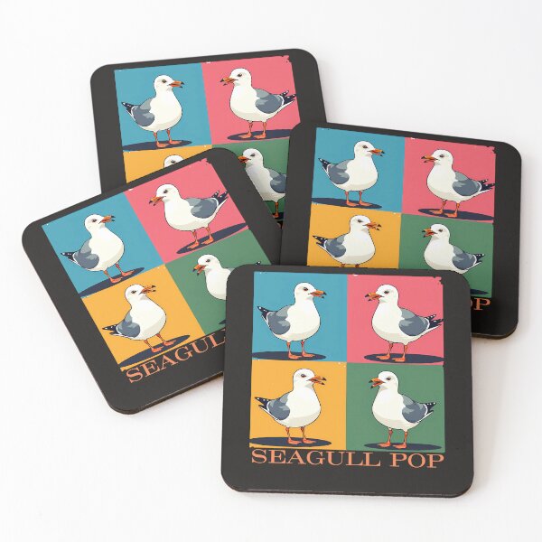 Item preview, Seagull Pop: Vibrant Birds with Attitude designed and sold by elynne9.