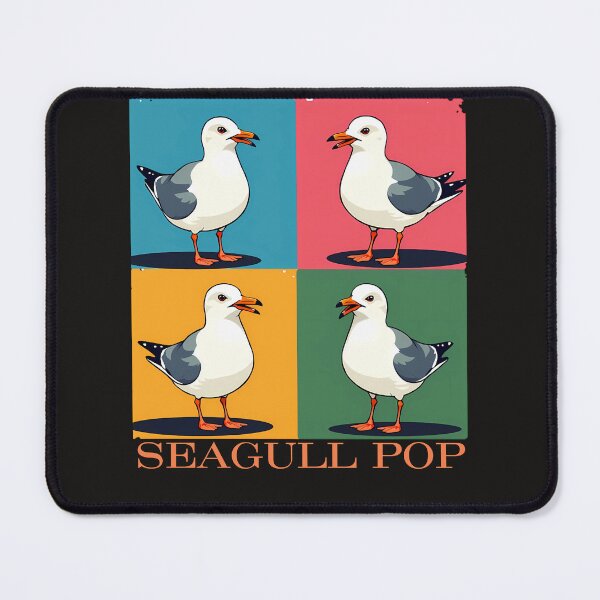 Item preview, Seagull Pop: Vibrant Birds with Attitude designed and sold by elynne9.
