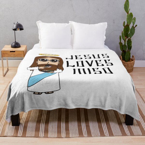 Item preview, Jesus Loves Miso, Church Pastor Christian Funny designed and sold by doodlerob.