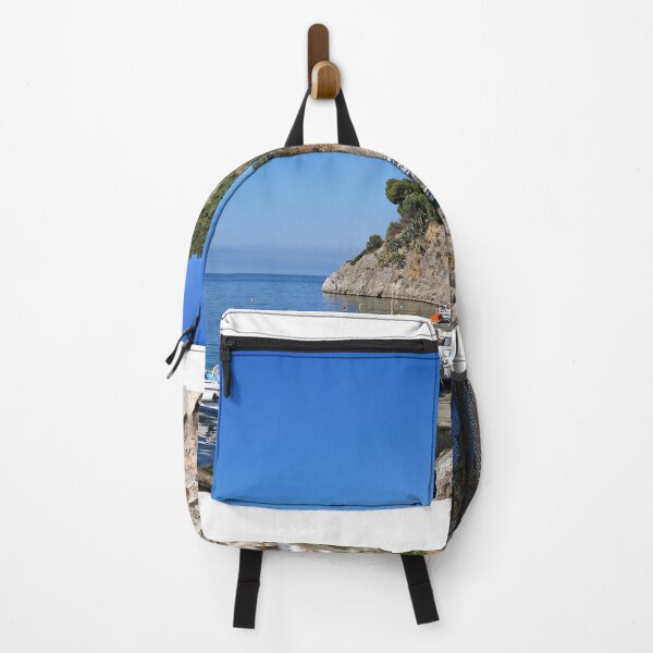Item preview, Colorful old buildings and ruined castle in Parga, Greece,summer season designed and sold by goceris.