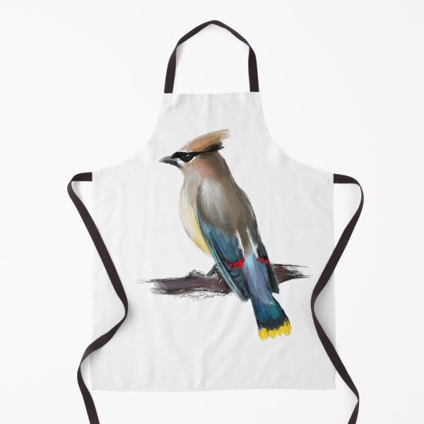 Item preview, Waxwing Bird Illustration designed and sold by Ryan Biddle.