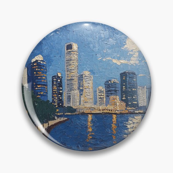Item preview, Brisbane | Post-impressionist painting style designed and sold by ComicsFactory.