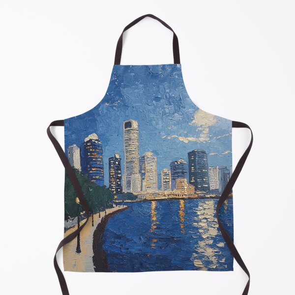 Item preview, Brisbane | Post-impressionist painting style designed and sold by ComicsFactory.