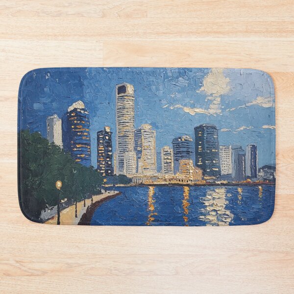 Item preview, Brisbane | Post-impressionist painting style designed and sold by ComicsFactory.