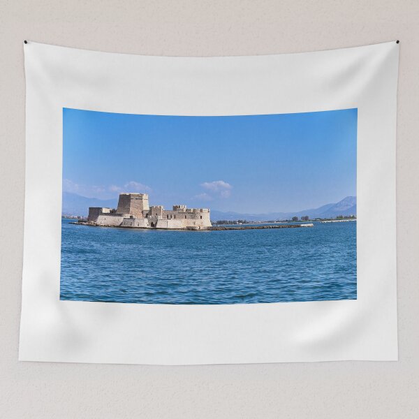 Item preview, Bourtzi water fortress in Nafplio, Greece,summer season designed and sold by goceris.