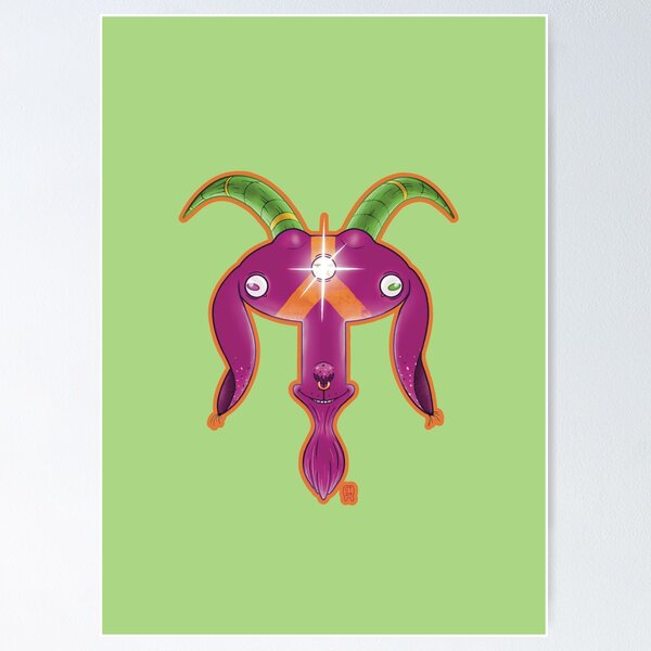 Item preview, Cosmic Goat - Purple designed and sold by Chewy-Tooth.