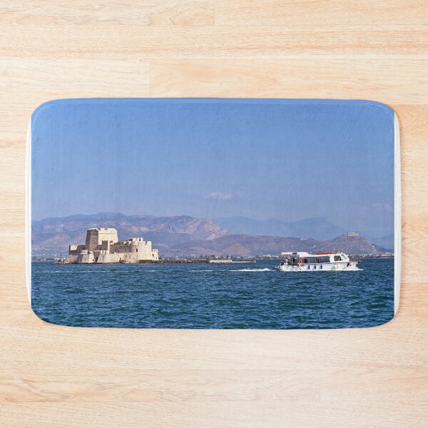 Item preview, Bourtzi Venetian water fortress in Nafplio, Peloponnese, Greece,summer season designed and sold by goceris.