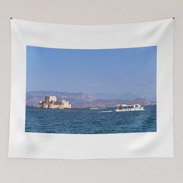 Item preview, Bourtzi Venetian water fortress in Nafplio, Peloponnese, Greece,summer season designed and sold by goceris.