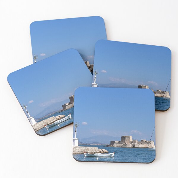 Item preview, Bourtzi fortress in Nafplio, Peloponnese, Greece,summertime designed and sold by goceris.