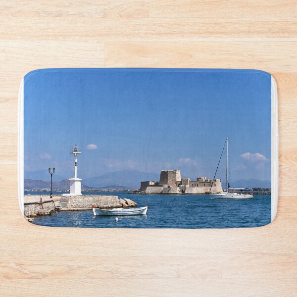 Item preview, Bourtzi fortress in Nafplio, Peloponnese, Greece,summertime designed and sold by goceris.