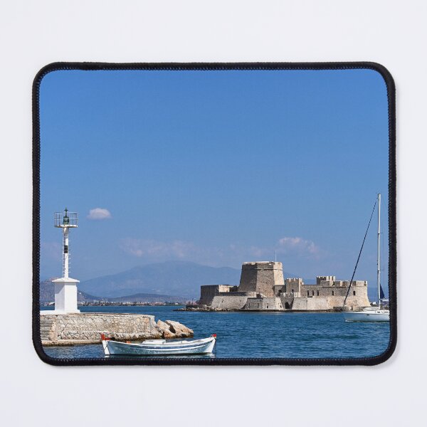 Item preview, Bourtzi fortress in Nafplio, Peloponnese, Greece,summertime designed and sold by goceris.